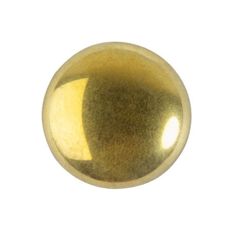 Cabochon Par Puca 18mm, Full Dorado, 1 piece, Czech Glass