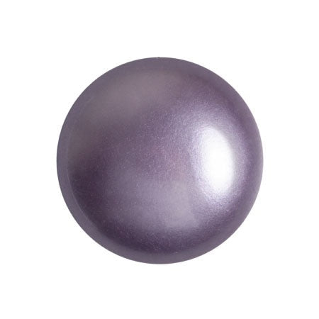 Cabochon Par Puca 18mm, Violet Pearl, 1 piece, Czech Glass