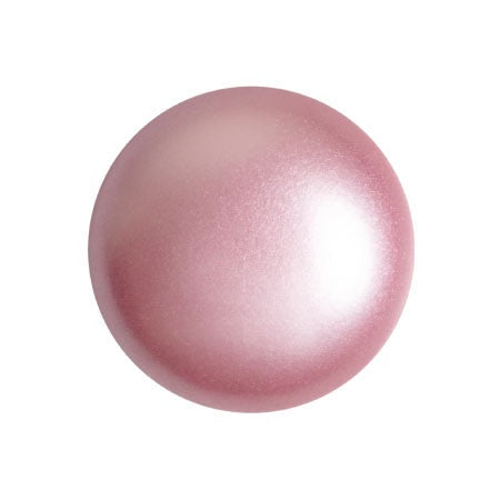Cabochon Par Puca 18mm, Rose Pearl (11075), 1 piece, Czech Glass