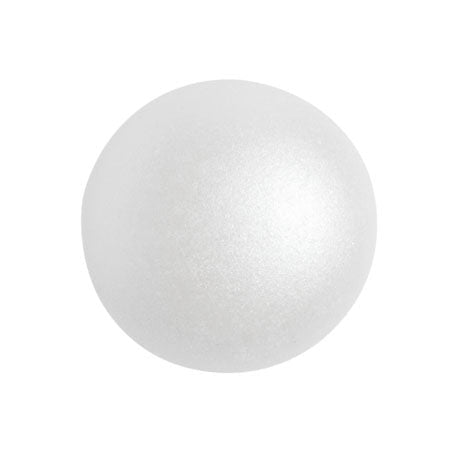 Cabochon Par Puca 18mm, Pastel White, 1 piece, Czech Glass