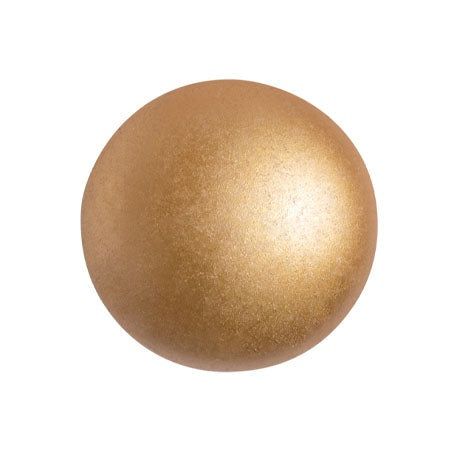 Cabochon Par Puca 18mm, Pastel Amber, 1 piece, Czech Glass