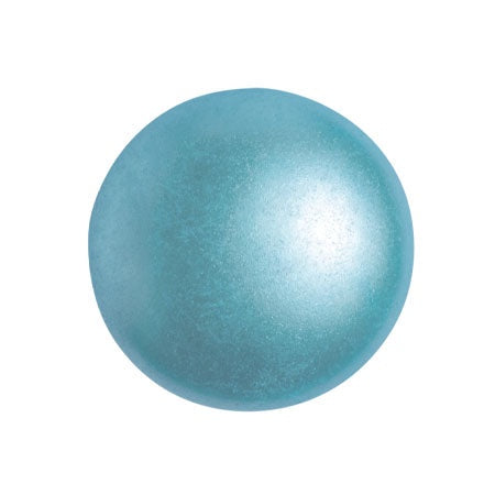 Cabochon Par Puca 18mm, Pastel Aqua, 1 piece, Czech Glass
