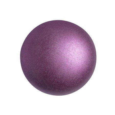 Cabochon Par Puca 18mm, Pastel Bordeaux, 1 piece, Czech Glass