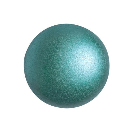Cabochon Par Puca 18mm, Pastel Emerald, 1 piece, Czech Glass