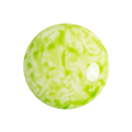 Cabochon Par Puca 18mm, Milky Citrine, 1 piece, Czech Glass