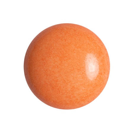 Cabochon Par Puca 18mm, Opaque Apricot, 1 piece, Czech Glass