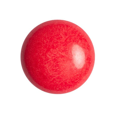 Cabochon Par Puca 18mm, Opaque Grenadine, 1 piece, Czech Glass