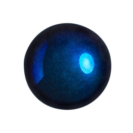Cabochon Par Puca 18mm, Full Azzuro, 1 piece, Czech Glass