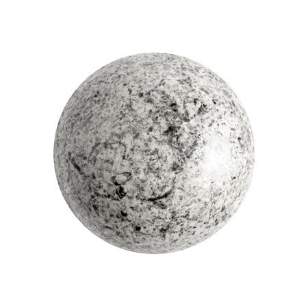 Cabochon Par Puca 18mm, Old Silver, 1 piece, Czech Glass