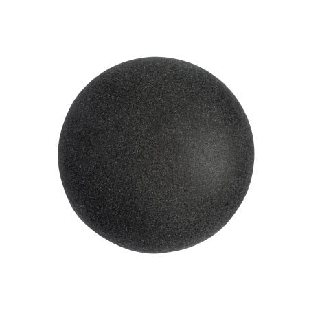 Cabochon Par Puca 18mm, Jet Matte, 1 piece, Czech Glass
