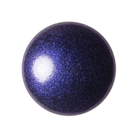 Cabochon Par Puca 18mm, Metallic Royal Blue, 1 piece, Czech Glass