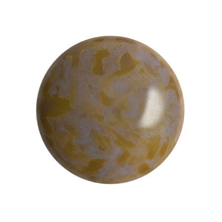 Cabochon Par Puca 18mm, Frost Parme Travertin, 1 piece, Czech Glass