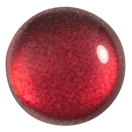 Cabochon Par Puca 25mm, Ice Slushy Cherry, 1 piece, Czech Glass