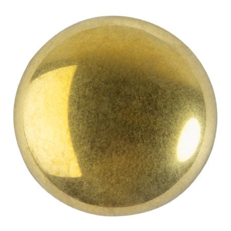 Cabochon Par Puca 25mm, Full Dorado, 1 piece, Czech Glass