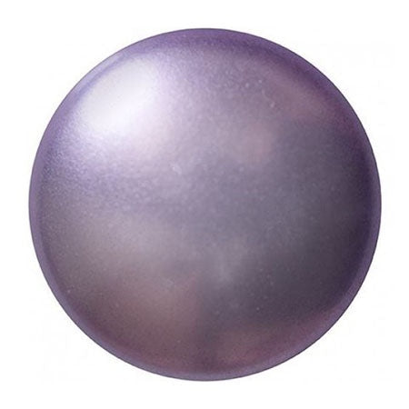 Cabochon Par Puca 25mm, Violet Pearl, 1 piece, Czech Glass
