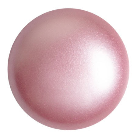 Cabochon Par Puca 25mm, Rose Pearl (11075), 1 piece, Czech Glass