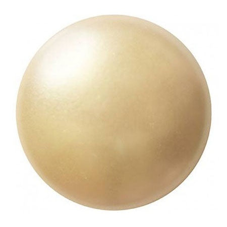 Cabochon Par Puca 25mm, Cream Pearl, 1 piece, Czech Glass