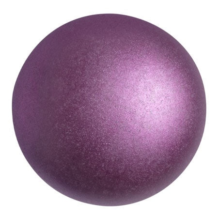Cabochon Par Puca 25mm, Pastel Bordeaux, 1 piece, Czech Glass