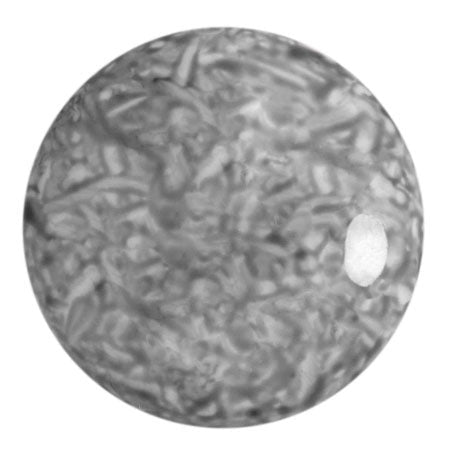 Cabochon Par Puca 25mm, Milky Grey, 1 piece, Czech Glass