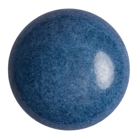 Cabochon Par Puca 25mm, Opaque Curacao, 1 piece, Czech Glass