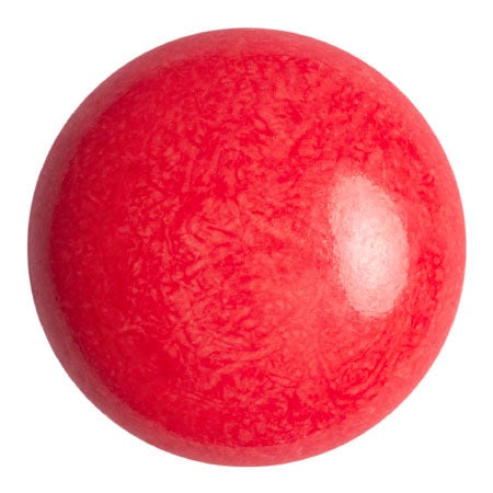 Cabochon Par Puca 25mm, Opaque Grenadine, 1 piece, Czech Glass