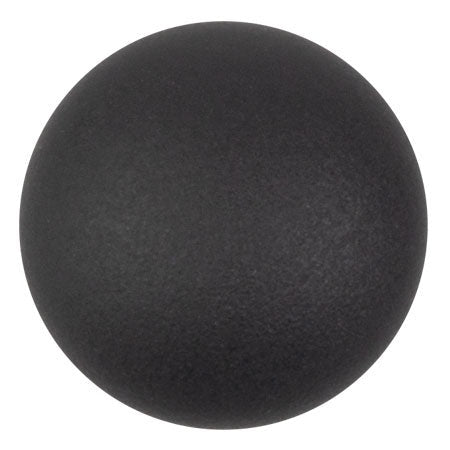 Cabochon Par Puca 25mm, Dark Grey Light Matte, 1 piece, Czech Glass