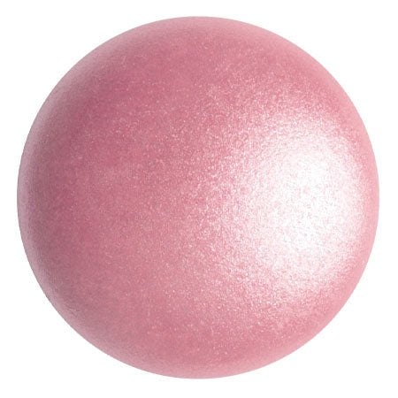 Cabochon Par Puca 25mm, Pink Pearl, 1 piece, Czech Glass