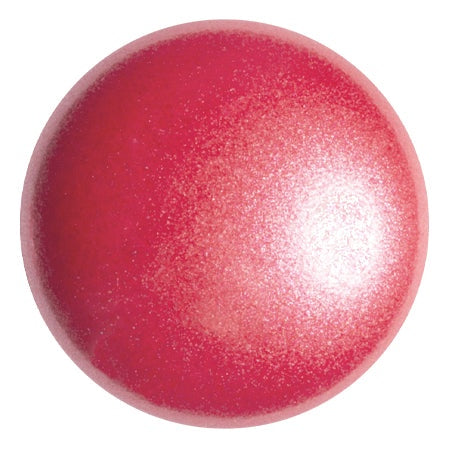 Cabochon Par Puca 25mm, Coral Pearl, 1 piece, Czech Glass