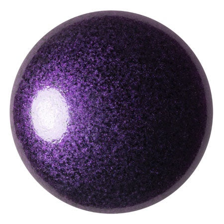 Cabochon Par Puca 25mm, Metallic Dark Lilac, 1 piece, Czech Glass