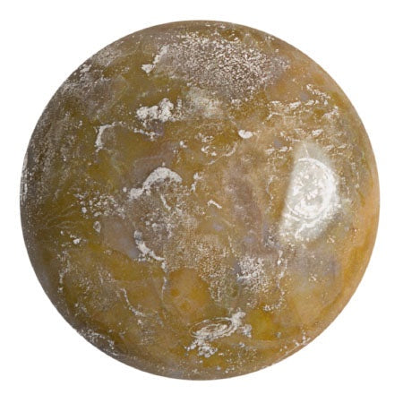 Cabochon Par Puca 25mm, Frost Parme New Picasso, 1 piece, Czech Glass