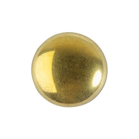Cabochon Par Puca 8mm, Full Dorado, 10 grams, Czech Glass