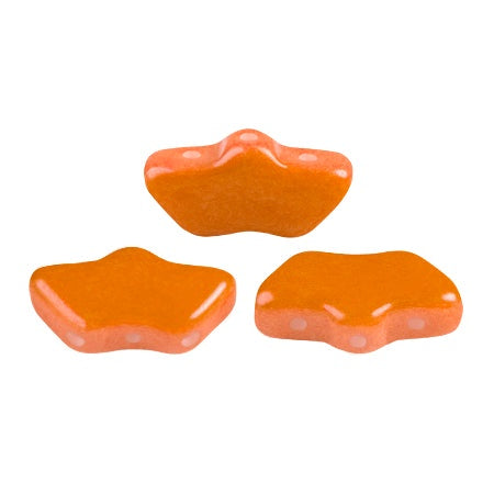 Delos Par Puca Czech Glass Bead, Opaque Apricot, 10 grams