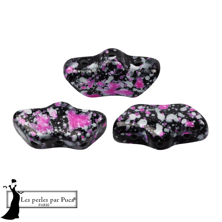 Delos Par Puca Czech Glass Bead, Enamel Pink, 10 grams