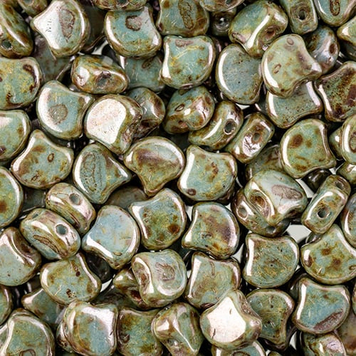 Ginko Beads, Chalk Lazure Blue, 8 grams
