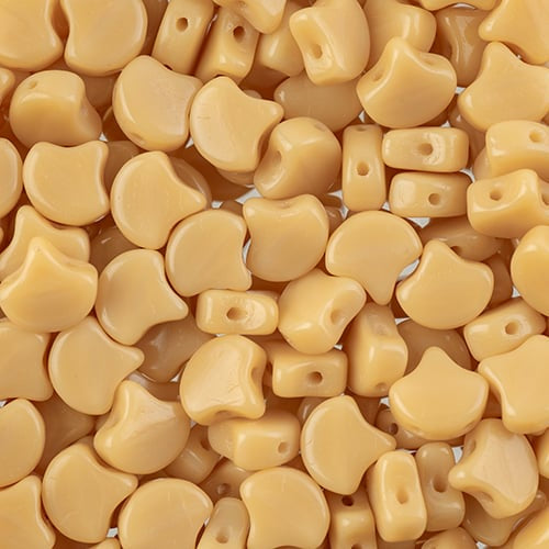 Ginko Beads, Opaque Beige, 8 grams