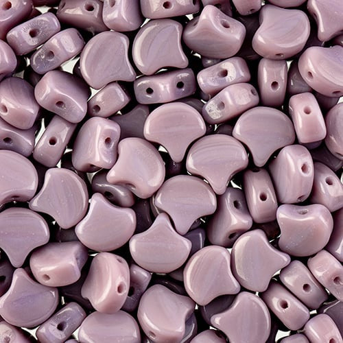 Ginko Beads, Opaque Violet, 8 grams