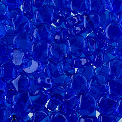 Ginko Beads, Sapphire, 8 grams