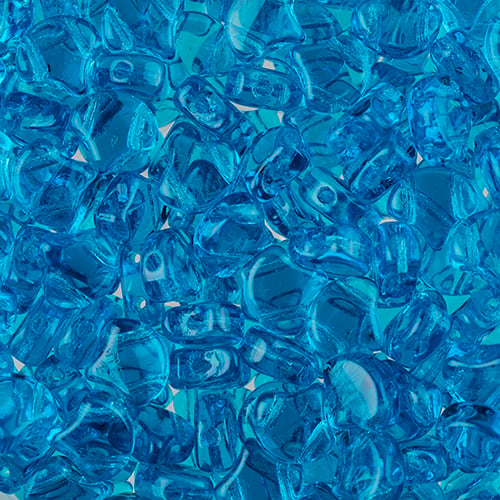 Ginko Beads, Aqua, 8 grams