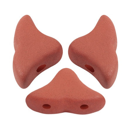 Helios Par Puca Czech Glass Bead, La Divine Terracotta Matte, 10 grams