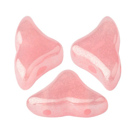 Helios Par Puca Czech Glass Bead, Rose Opal Luster, 10 grams