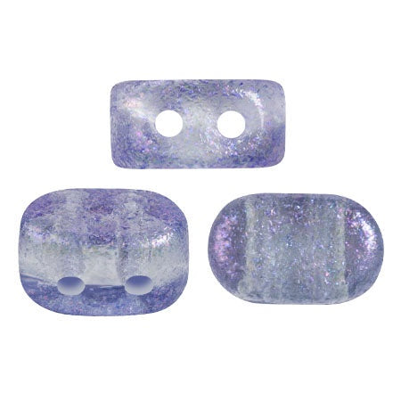 Lipsi Par Puca, Candy Blueberry, 10 grams, Czech 2 Hole Glass Bead