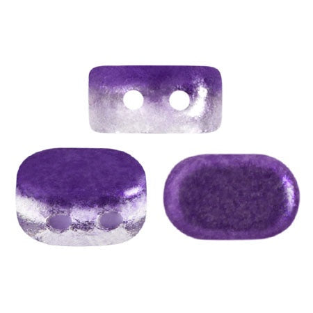 Lipsi Par Puca, Ice Slushy Purple Grape, 10 grams, Czech 2 Hole Glass Bead