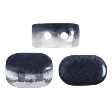 Lipsi Par Puca, Ice Slushy Licorice, 10 grams, Czech 2 Hole Glass Bead