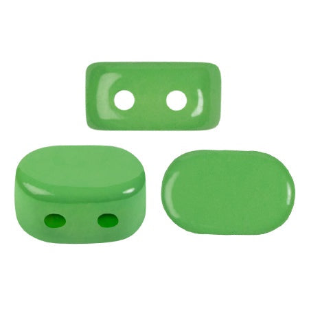 Lipsi Par Puca, La Divine Pistachio, 10 grams, Czech 2 Hole Glass Bead