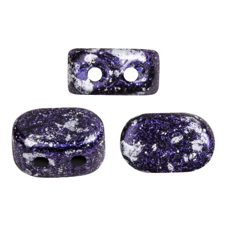 Lipsi Par Puca, Tweedy Violet, 10 grams, Czech 2 Hole Glass Bead