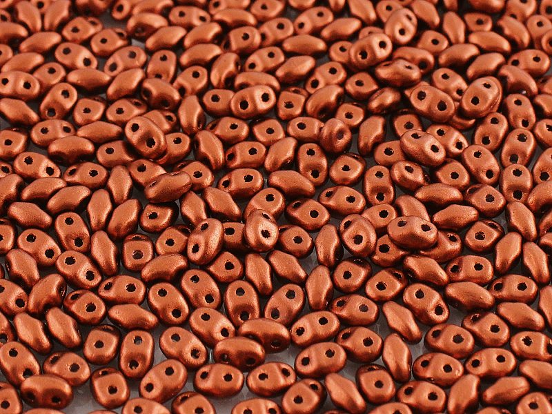 MiniDuo Beads, Crystal Bronze Fire Red, MSD0003-01750, 8 grams
