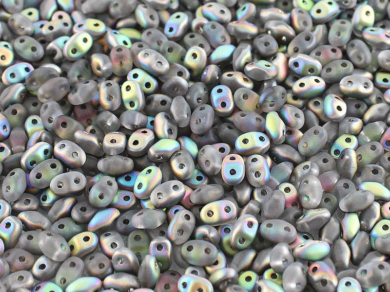 MiniDuo Beads, Crystal Vitrail Matte, MSD0003-28171, 8 grams