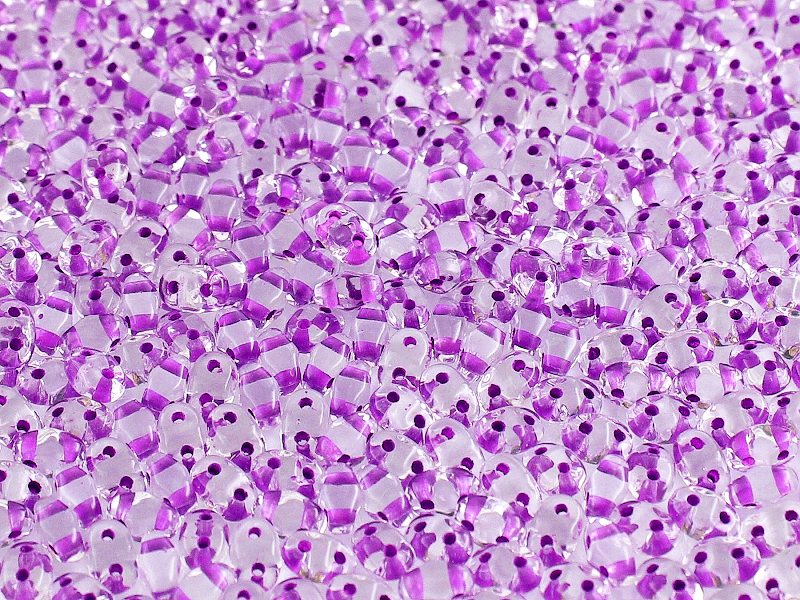 MiniDuo Beads, Crystal Purple Dark Lined, MSD0003-44829, 8 grams