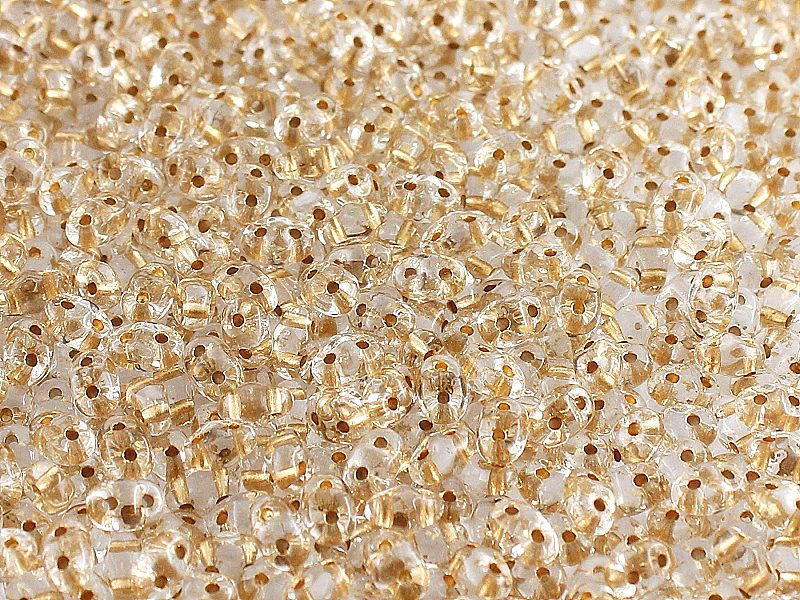 MiniDuo Beads, Crystal Bronze Lined, MSD0003-68106, 8 grams