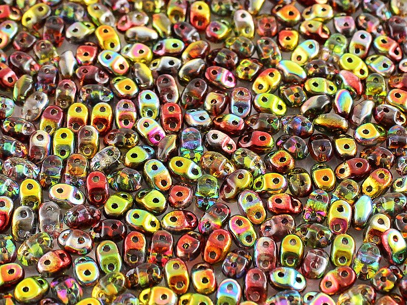 MiniDuo Beads, Crystal Red-Yellow, MSD0003-95600, 8 grams